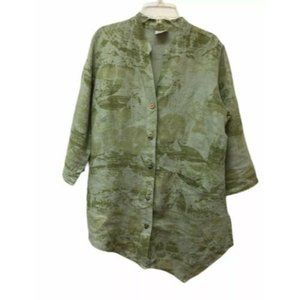 Click Tunic Linen‎ Asymmetric Shirt Lagenlook